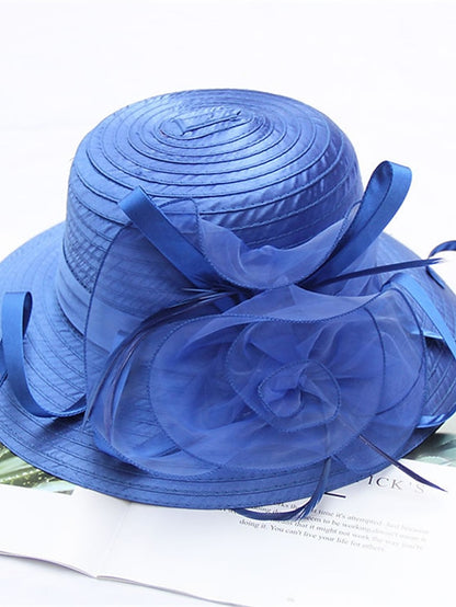 Women's Hat Bucket Hat Sun Hat Light Pink Green Black Party Outdoor Dailywear Floral Floral Portable Windproof Comfort - LuckyFash™