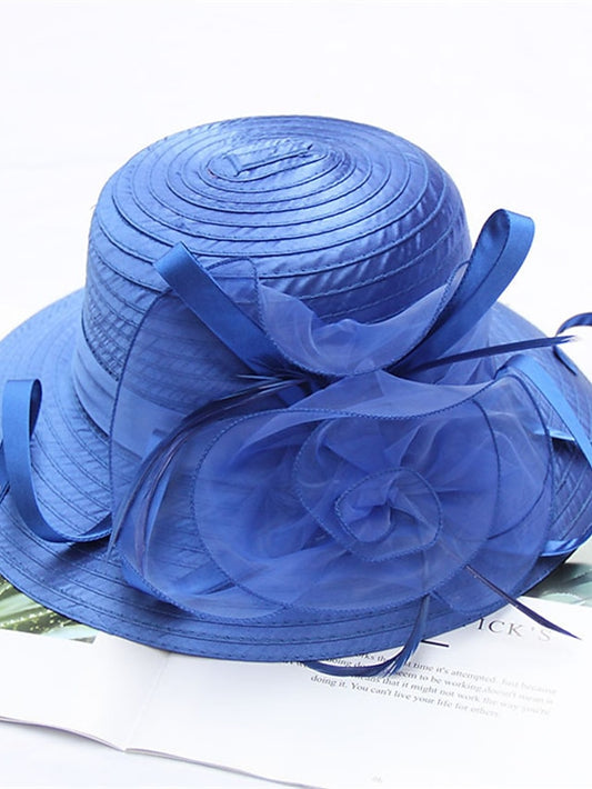 Women's Hat Bucket Hat Sun Hat Light Pink Green Black Party Outdoor Dailywear Floral Floral Portable Windproof Comfort - LuckyFash™