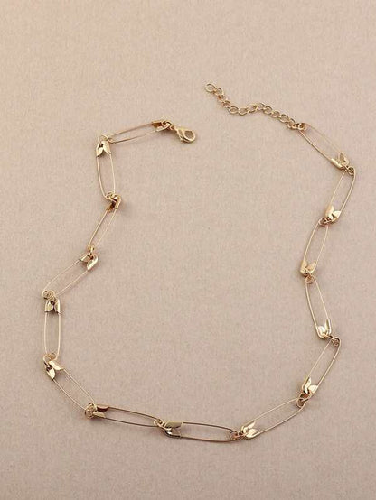 Safety Pin Decor Necklace - LuckyFash™