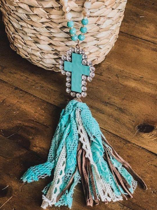 See Me Now Necklace - Turquoise - LuckyFash™