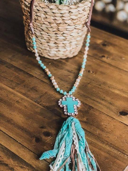See Me Now Necklace - Turquoise - LuckyFash™