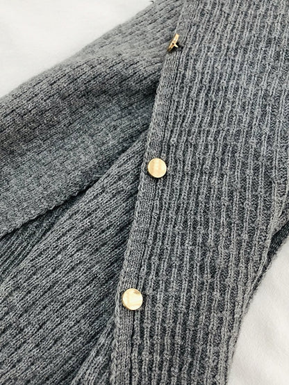 New Autumn Winter Women Ladies Thick Knitting Cape Coat Warm Poncho Oblique Stripe Coat Bohemian Shawl Scarf Solid Women Scarf - LuckyFash™