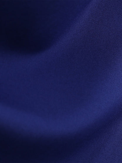 Women's Elegant Retro Vintage Tea Dresses Midi Dress Outdoor Daily Ruched Backless Plain Halter Sleeveless Regular Fit Summer Spring 2023 Black Blue S M L XL - LuckyFash™