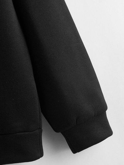 Apologize Slogan Graphic Drop Shoulder Sweatshirt - LuckyFash™