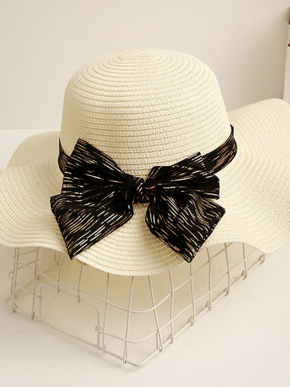 Women's Sun Hat Daily Holiday Straw Vacation Casual Beach Sunscreen Breathability Casual 1 pcs - LuckyFash™