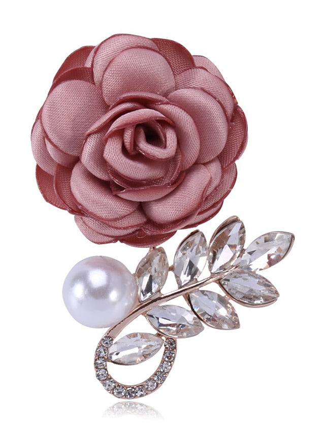 Women's Brooches Chic & Modern Street Flower Brooch / Blue / Purple / Pink / Fall / Winter - LuckyFash™