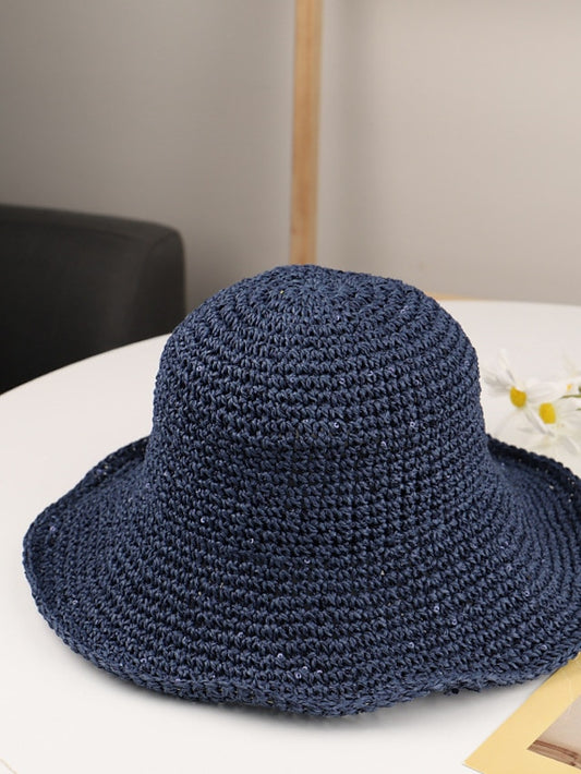 Women's Hat Straw Hat Sun Hat Light Pink Light Brown khaki Outdoor Street Weekend Pure Color Pure Color Portable Breathable - LuckyFash™