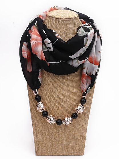 Women's Scarves Infinity Scarf Daily Shading Chiffon Simple Bohemia Casual 1 PC - LuckyFash™