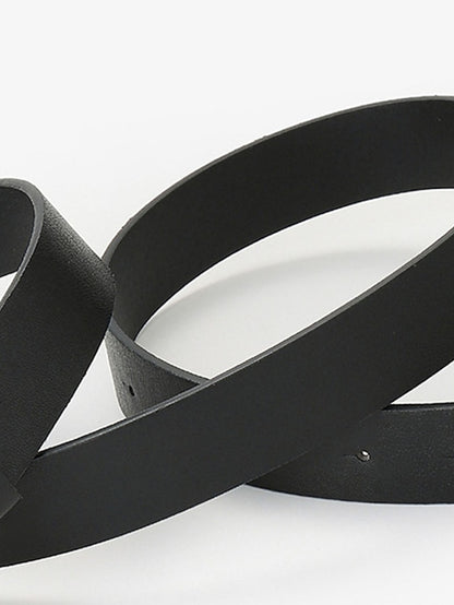 Women's Belt Leather White Black Camel Khaki Coffee Waist Belt Outdoor Street Daily Holiday Pure Color / Spring / Summer / Fall / Winter / Alloy - LuckyFash™