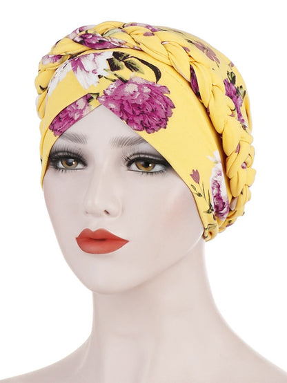 Cotton Print Muslim Turban Scarf For Women Islamic Inner Hijab Caps Arab Wrap Head Scarves Femme Musulman Turbante Mujer - LuckyFash™
