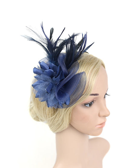 Women's Hair Clip Chic & Modern Party Pure Color Headwear / Yellow / Purple / Fall / Winter / Spring - LuckyFash™