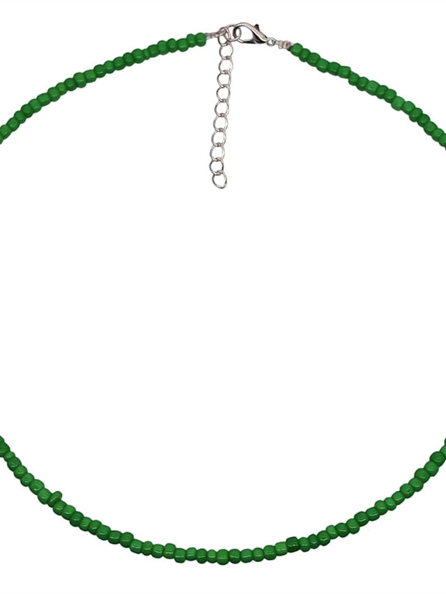 Women's necklace Ethnic Style Street Pure Color Necklaces - LuckyFash™