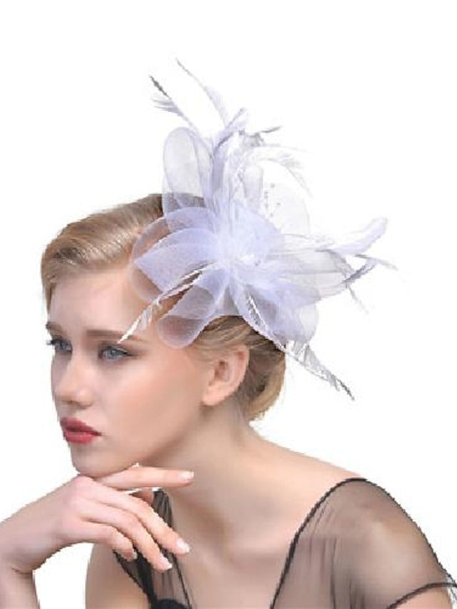 Women's Hair Clip Party Party Solid Color Headwear / White / Red / Blue / Fall / Winter - LuckyFash™