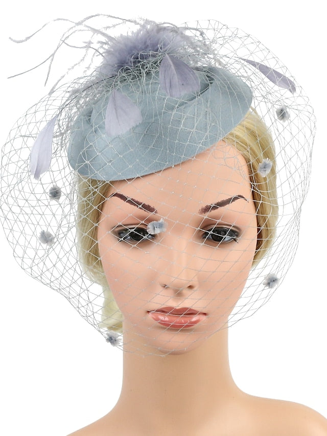 Women's Hair Clip Chic & Modern Party Pure Color Headwear / Black / Red / Blue / Fall / Winter - LuckyFash™