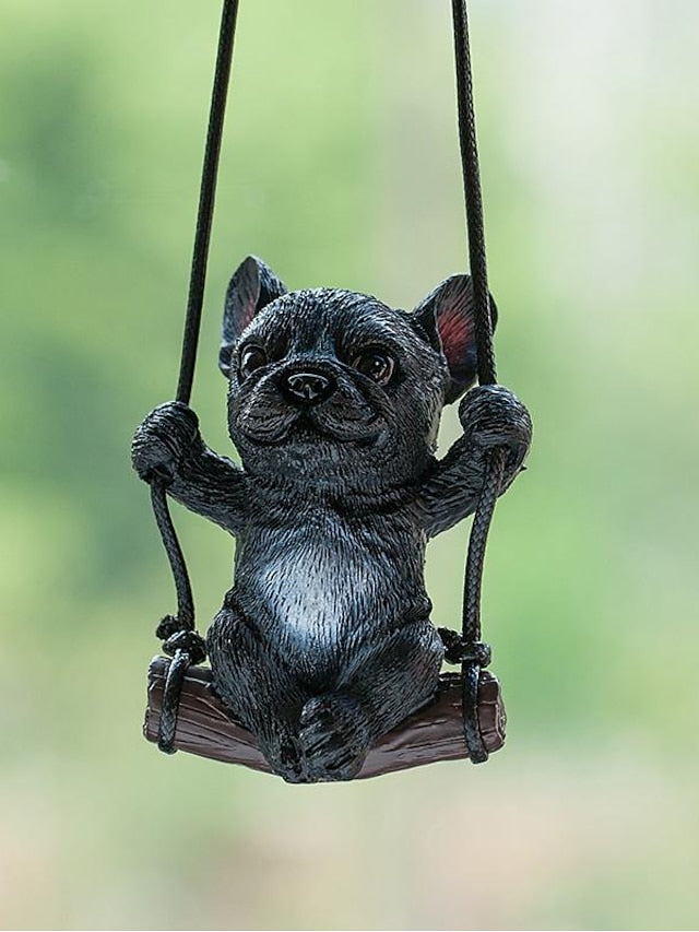 2023 New Car Charm Pendant Swing Pug Pug Dog Car Supplies - LuckyFash™