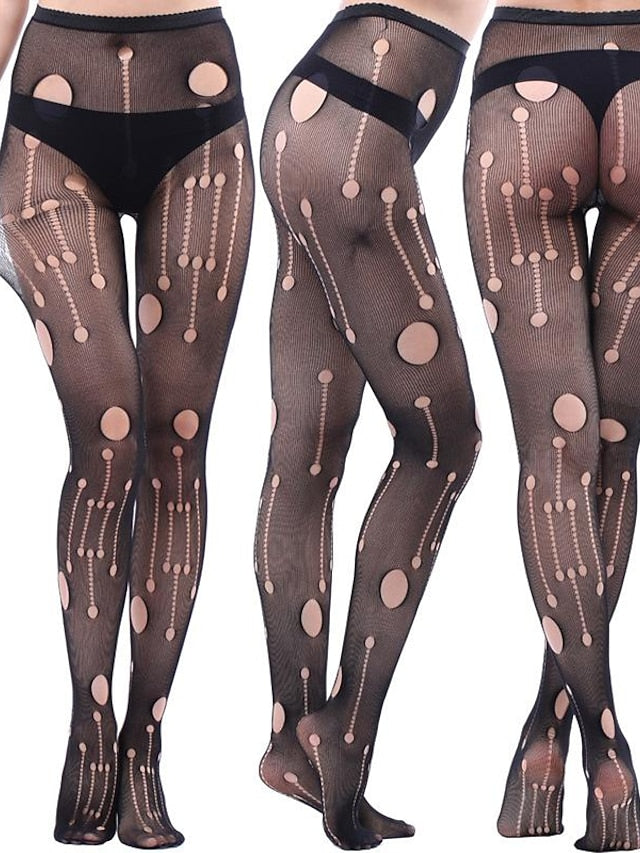 Women's Panty Hose Party Daily Solid Color Spandex Nylon Sexy 1 Pair - LuckyFash™