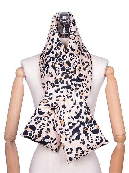 Shawls & Wraps Outdoor Dailywear Weekend Beige Black White Scarf Leopard for Women - LuckyFash™