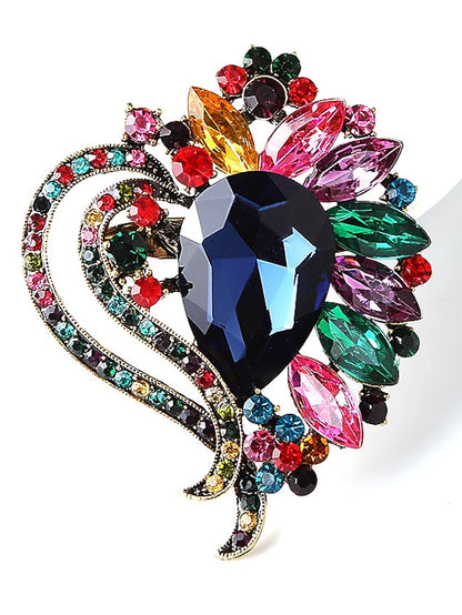 Women's Brooches Chic & Modern Street Flower Brooch / Black / White / Red / Green / Fall - LuckyFash™