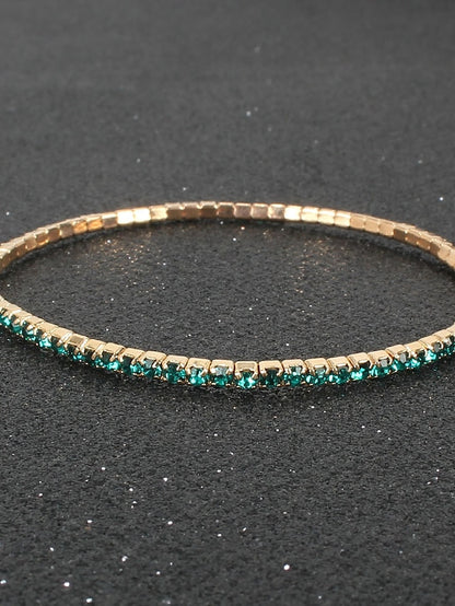 Women's Bracelet Classic Fashion Vintage Theme Personalized Rhinestone Bracelet Jewelry Silver / Black / Red For Party Evening Gift Daily Birthday - LuckyFash™