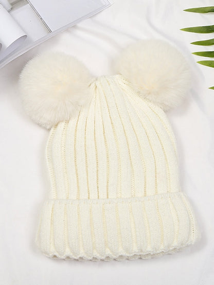 Women's Hat Beanie / Slouchy Black Pink Yellow Outdoor Street Dailywear Knit Pure Color Comfort Warm Breathable - LuckyFash™