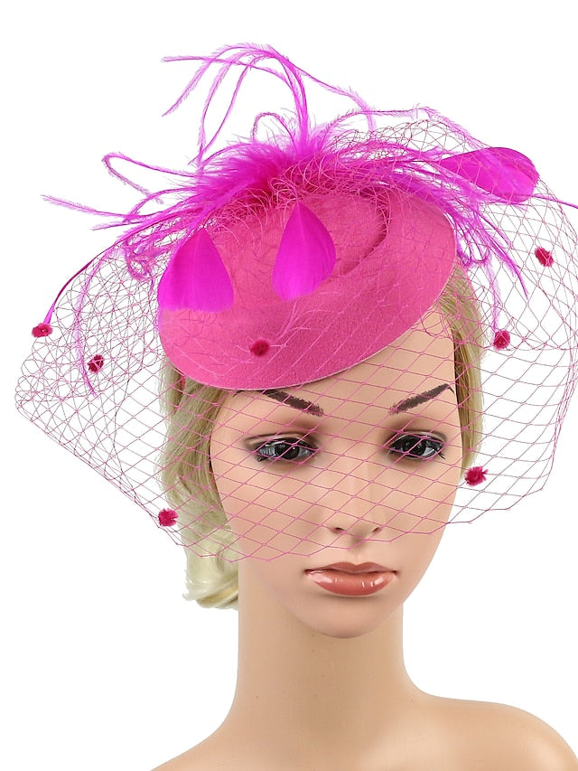 Women's Hair Clip Chic & Modern Party Pure Color Headwear / Black / Red / Blue / Fall / Winter - LuckyFash™