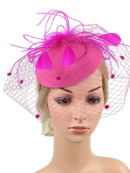 Women's Hair Clip Chic & Modern Party Pure Color Headwear / Black / Red / Blue / Fall / Winter - LuckyFash™