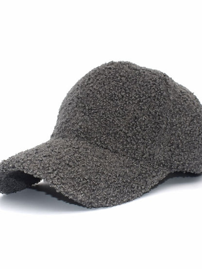 Women's Hat Baseball Cap Winter Hats Black Pink Khaki Outdoor Street Dailywear Fleece Pure Color Windproof Comfort Warm - LuckyFash™