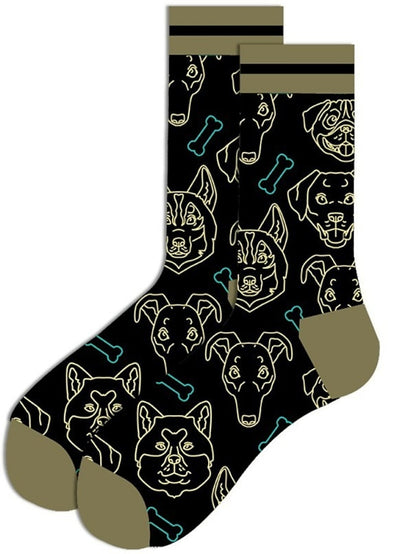 Unisex Crew Socks Work Daily Holiday Animal Patterned Dot Flower Polyester Cotton Simple Casual Lolita Casual Cute Casual / Daily 1 Pair - LuckyFash™