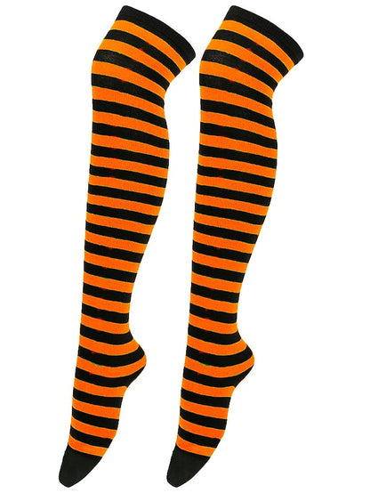 Socks stockings ladies Japanese striped knee socks thigh socks COSPLAY anime women's socks - LuckyFash™