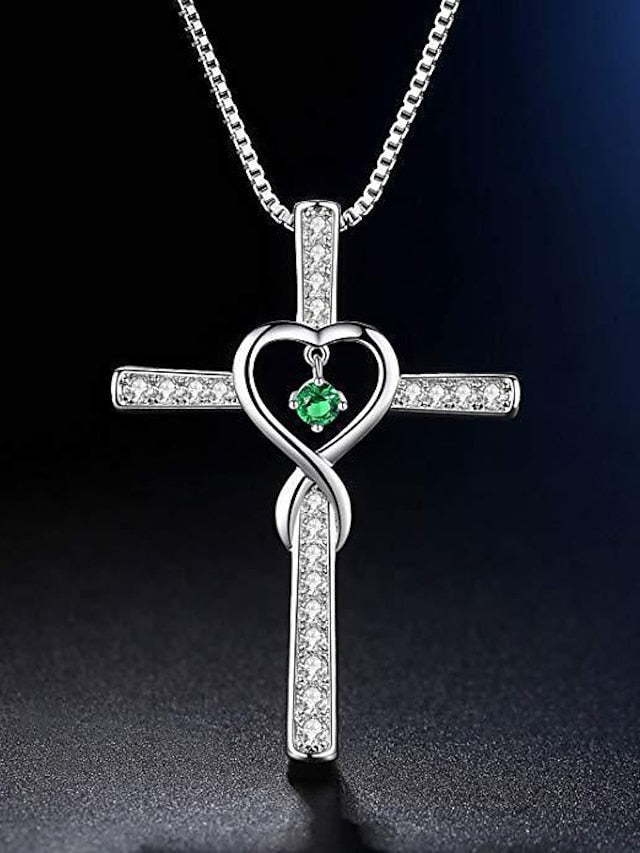 Women's necklace Chic & Modern Street Heart Necklaces / Red / Green / Purple / Fall / Winter - LuckyFash™