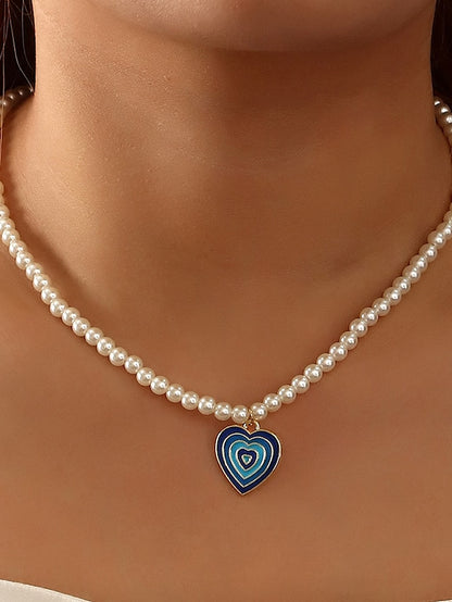 Women's necklace Active Party Necklaces / Blue / Green / Fall / Winter / Spring - LuckyFash™