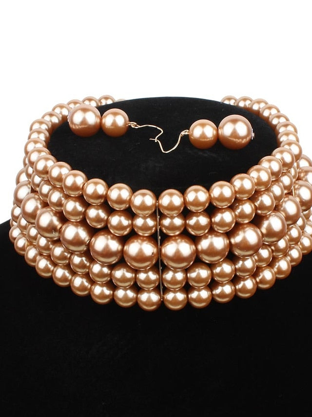 Women's necklace Chic & Modern Party Pure Color Necklaces / Black / Red / Fall / Winter / Spring - LuckyFash™