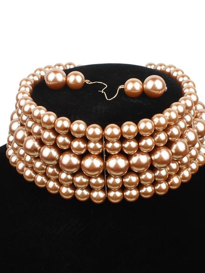 Women's necklace Chic & Modern Party Pure Color Necklaces / Black / Red / Fall / Winter / Spring - LuckyFash™