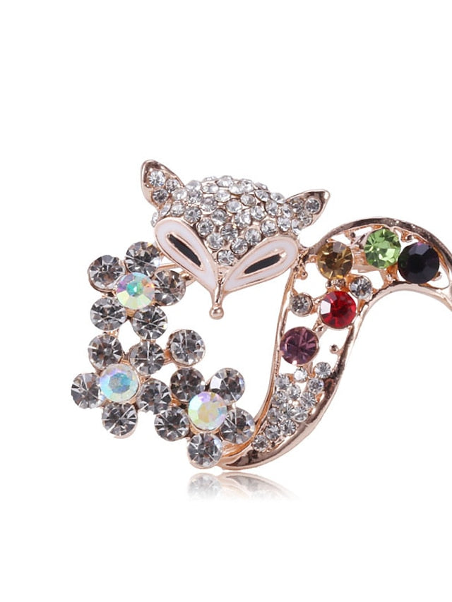 Women's Brooches Chic & Modern Street Fox Brooch / White / Fall / Winter / Spring / Summer - LuckyFash™