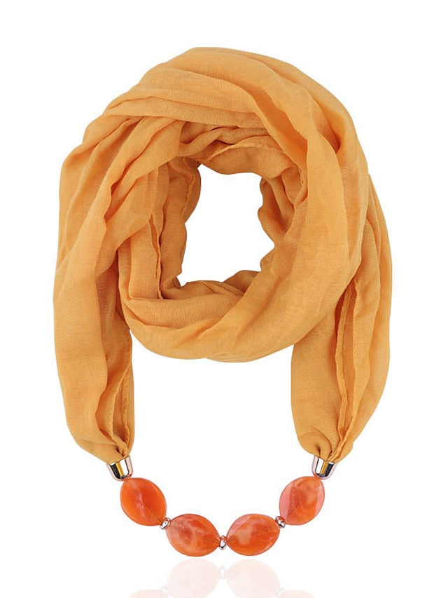 Women's Scarves Infinity Scarf Daily Holiday Linen Bohemia Warm Decoration 1 PC - LuckyFash™