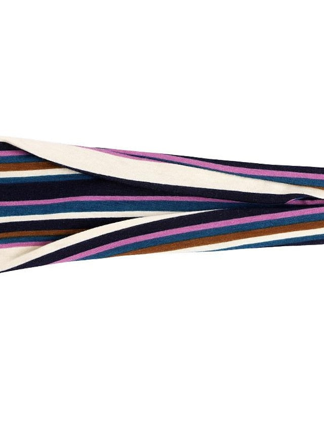 europe and the united states cross-border fashion sports hairband yoga bundle sweat-absorbing headband new ladies wide-brimmed printed headwear - LuckyFash™