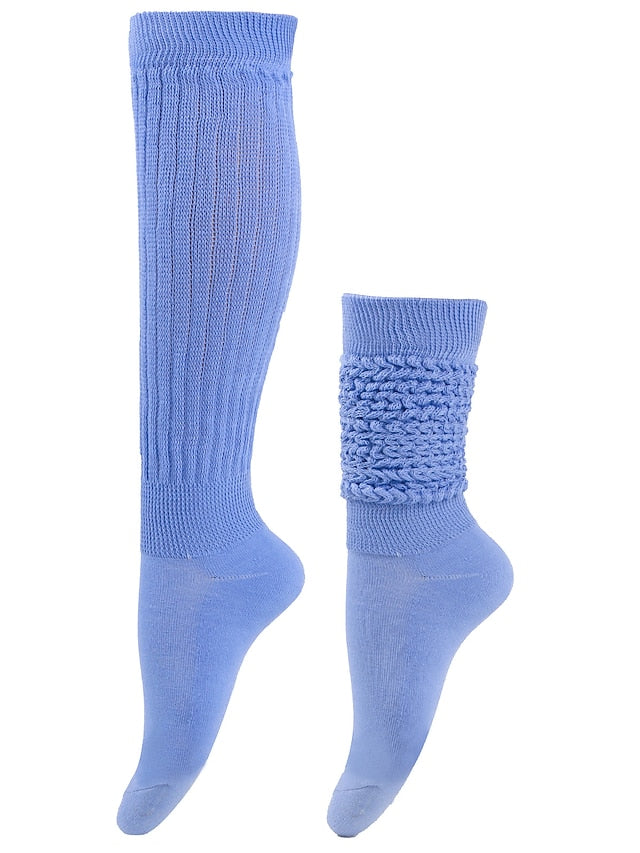 Women's Crew Socks Home Work Daily Solid Color Polyester Spandex Simple Casual Warm Casual 1 Pair - LuckyFash™