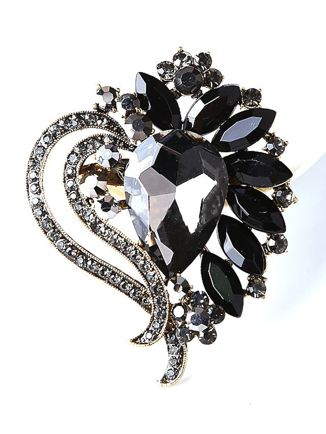 Women's Brooches Chic & Modern Street Flower Brooch / Black / White / Red / Green / Fall - LuckyFash™