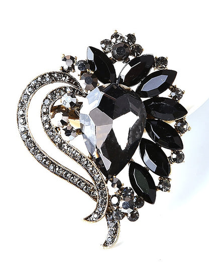 Women's Brooches Chic & Modern Street Flower Brooch / Black / White / Red / Green / Fall - LuckyFash™