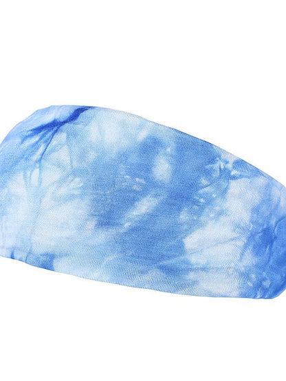 1PC Women's Girls' Headbands Headband For Outdoor Fabric Tie dye green Tie Dye Purple Tie Dye Yellow - LuckyFash™