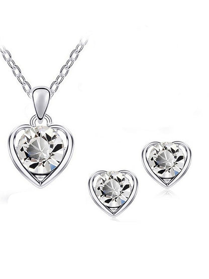Women's necklace Fashion Outdoor Heart Jewelry Sets - LuckyFash™