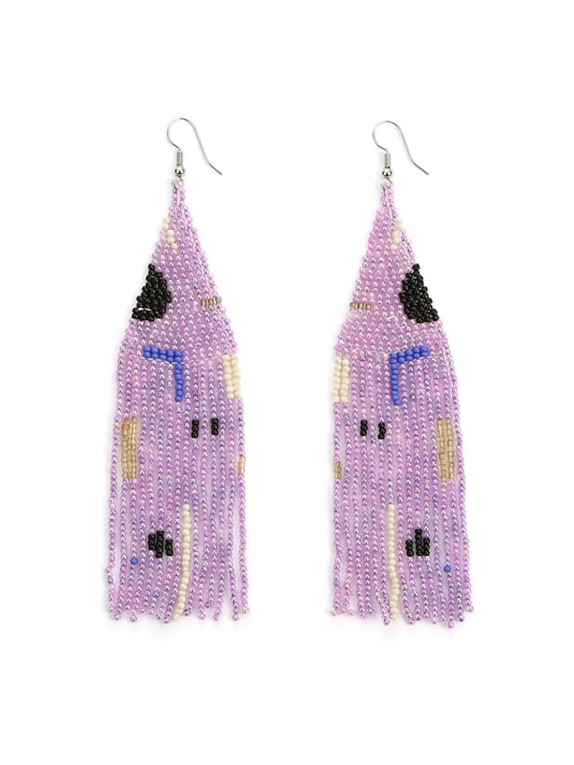 Women's Earrings Chic & Modern Street Color Block Earring - LuckyFash™