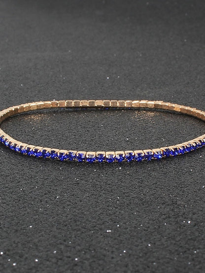 Women's Bracelet Classic Fashion Vintage Theme Personalized Rhinestone Bracelet Jewelry Silver / Black / Red For Party Evening Gift Daily Birthday - LuckyFash™