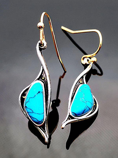 Blue Pebbles Elegant Vintage Earrings - LuckyFash™