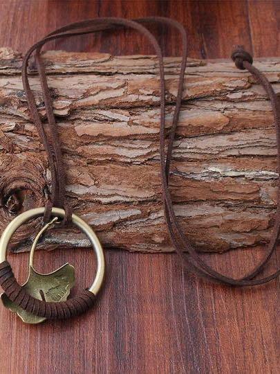 Vintage Ginkgo Leaf Alloy necklace - LuckyFash™