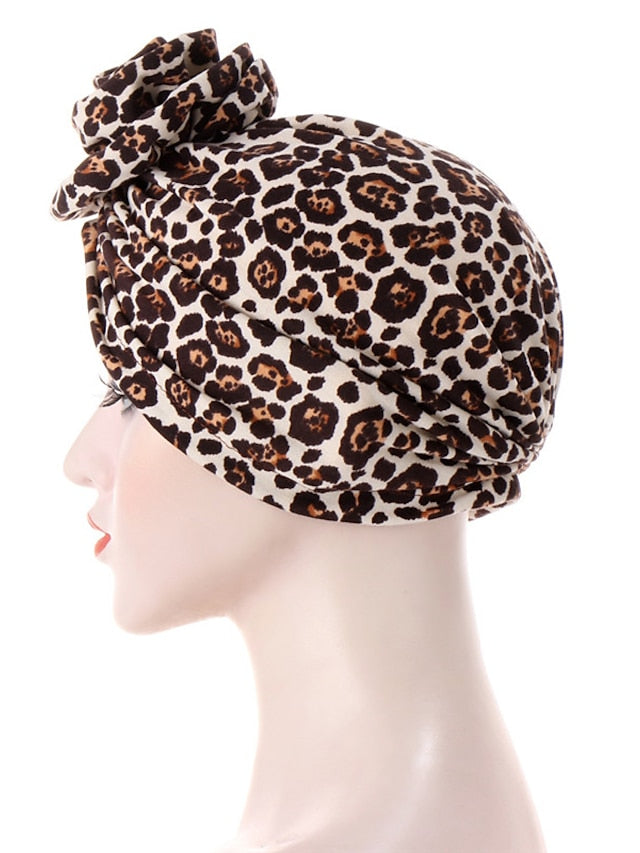 Women's Turban Office Daily Flower / Plants Polyester Boho Cute 1 pcs - LuckyFash™