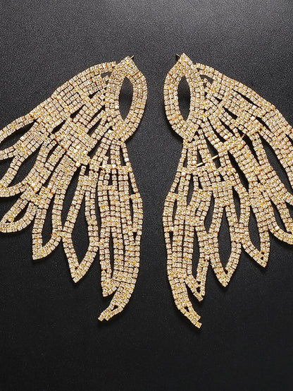 Women's Earrings Fancy Lucky Hope Imitation Diamond Earrings Jewelry Silver / Gold For Street Gift Prom - LuckyFash™