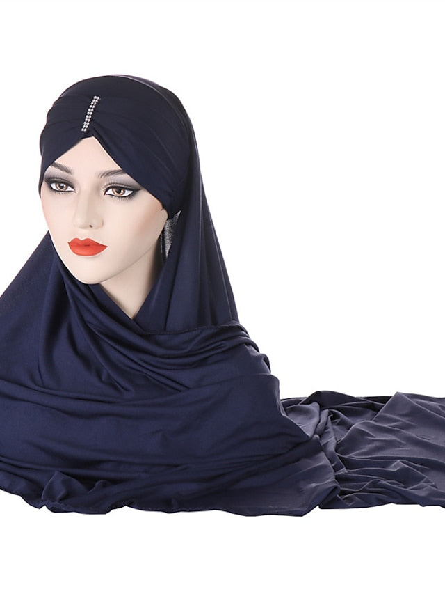 Women's Turban Party Evening Solid / Plain Color Polyester Sweet 1 pcs - LuckyFash™