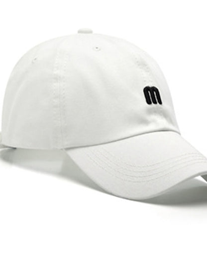 Men's Women's Sun Hat Baseball Hat Daily Holiday Solid / Plain Color Cotton Sports & Outdoors Simple Breathability Casual / Daily 1 pcs - LuckyFash™