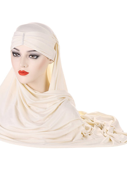 Women's Turban Party Evening Solid / Plain Color Polyester Sweet 1 pcs - LuckyFash™